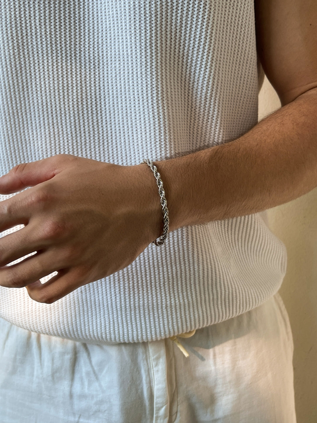 ROPE BRACELET 5MM | Silver