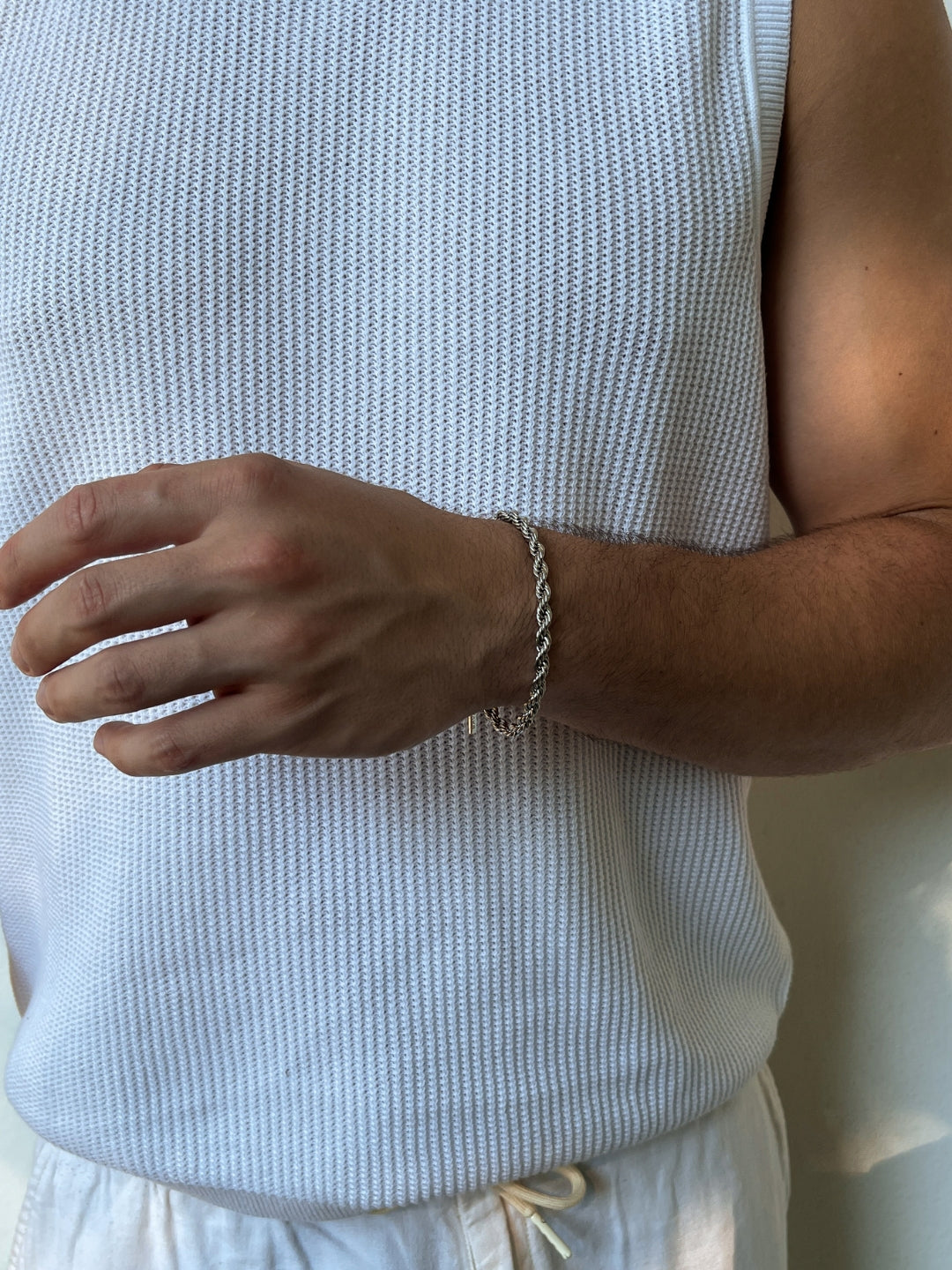 ROPE BRACELET 5MM | Silver