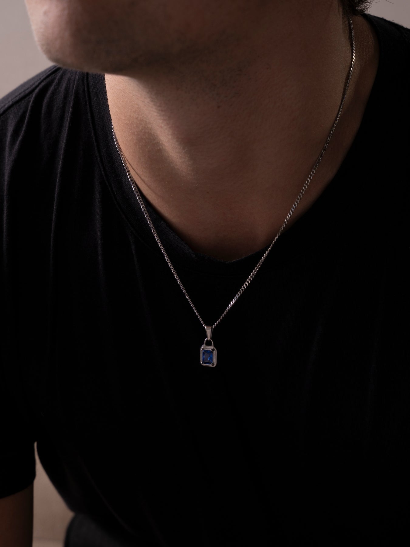 OCEAN GEMSTONE CHAIN | Silver