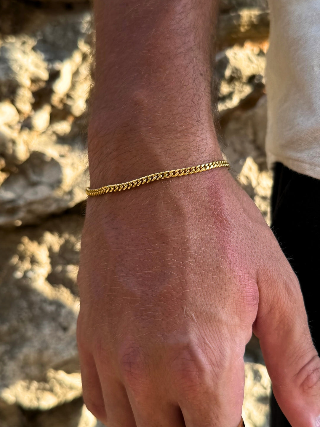 CUBAN BRACELET 3MM | 18K Gold