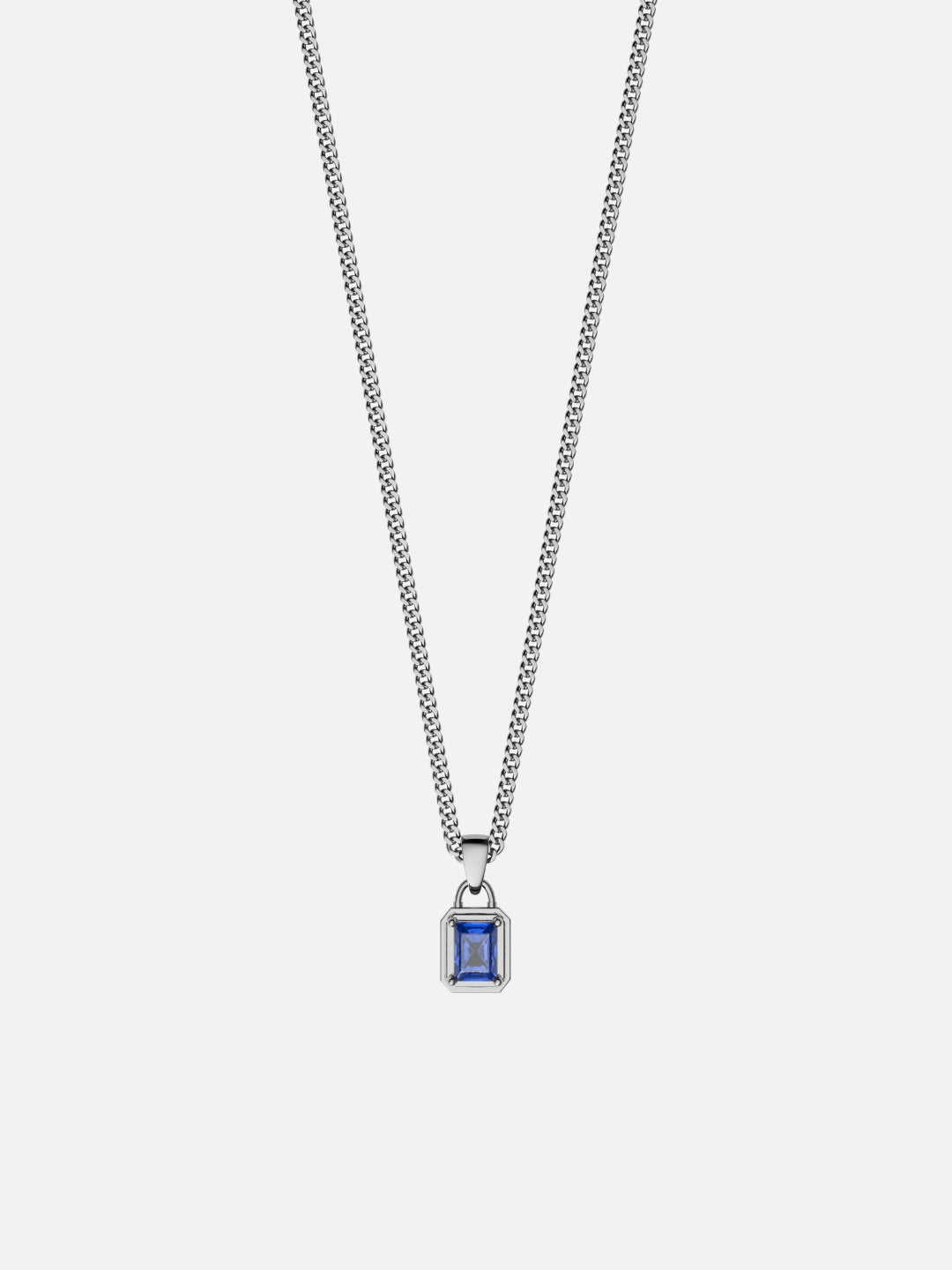 OCEAN GEMSTONE CHAIN | Silver