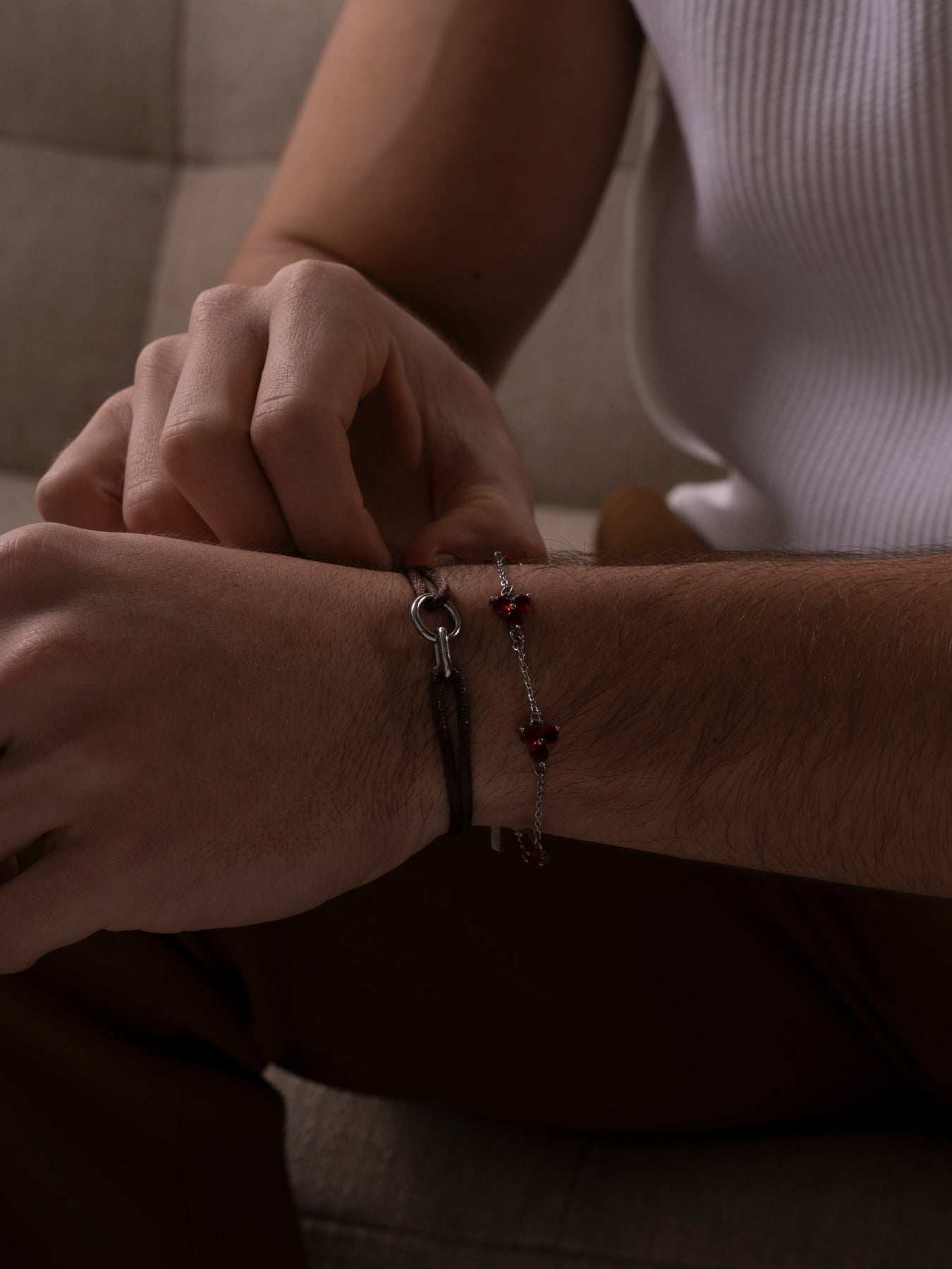 COFFEE UNITY BRACELET | Silver