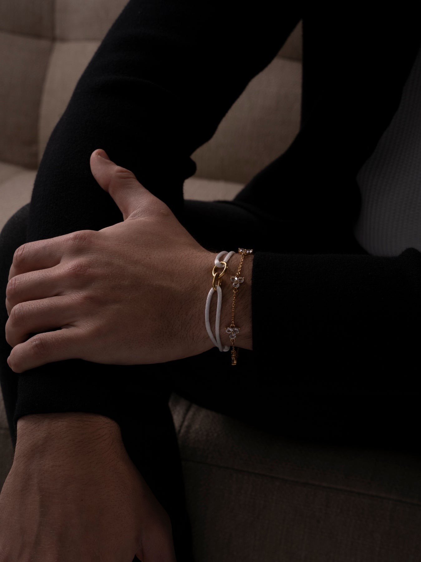 SNOW UNITY BRACELET | 18K Gold