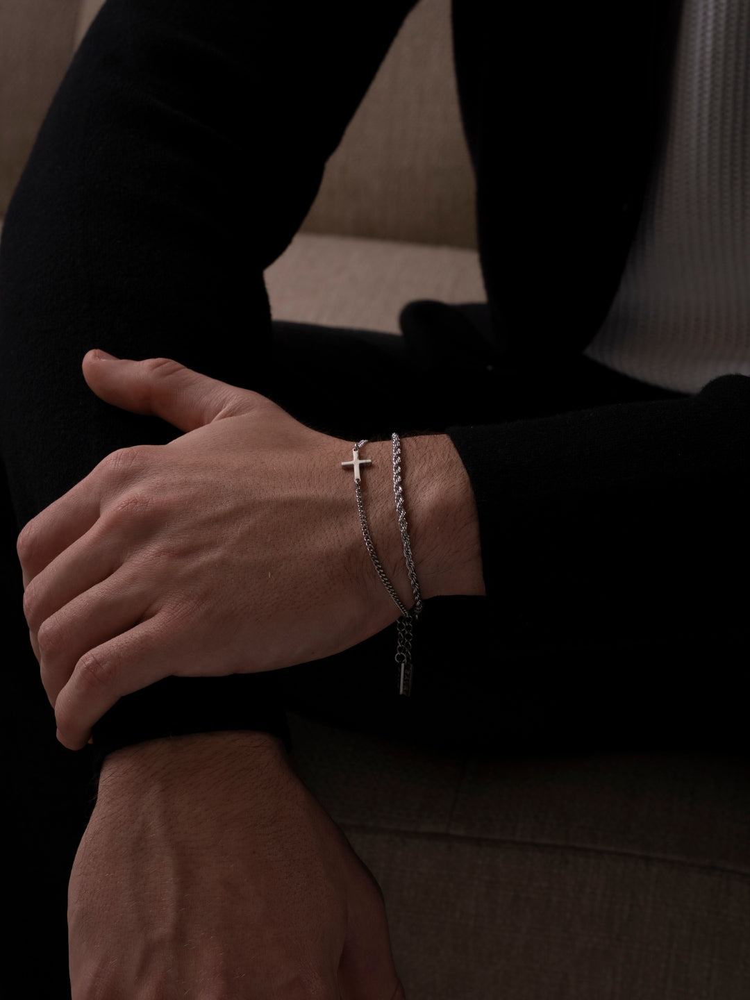 CROSS BRACELET | Silver