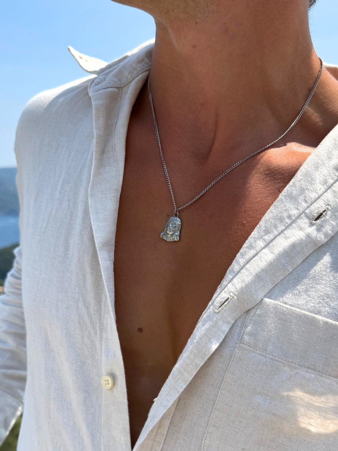 CHRISTIAN CHAIN SET | Silver